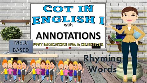 Sample Cot Lesson Plan In English With Annotations Kra Objectives