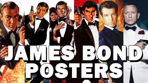 The Evolution Of The James Bond Posters From Dr No To No Time To