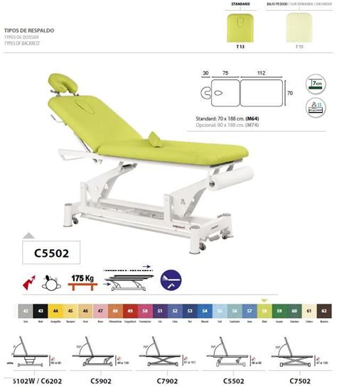 Table De Massage électrique 2 Plans Ecopostural C5502 à 2 68800