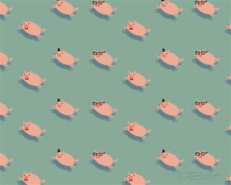 44 Cute Pig Wallpapers On Wallpapersafari