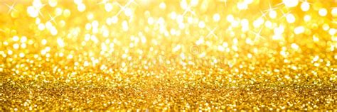 Golden Glitter Background Banner Stock Image Image Of Banner