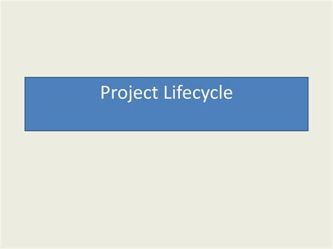 Solution Project Management Lifecycle Phases Studypool