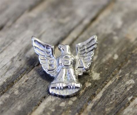 Vintage Boy Scouts Of America Bsa Sterling Silver Lapel Hat Pin Ebay