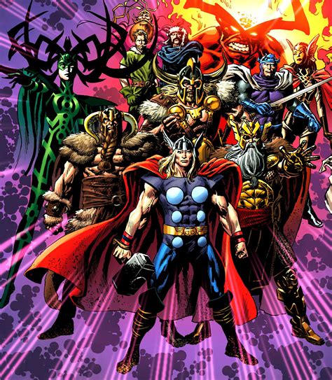 Asgard By Luke Ross Thor Comic Art Asgard Marvel Thor Comic