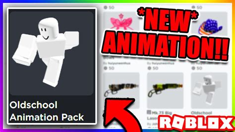 New Old School Animation Pack In Roblox Roblox Made A New Animation