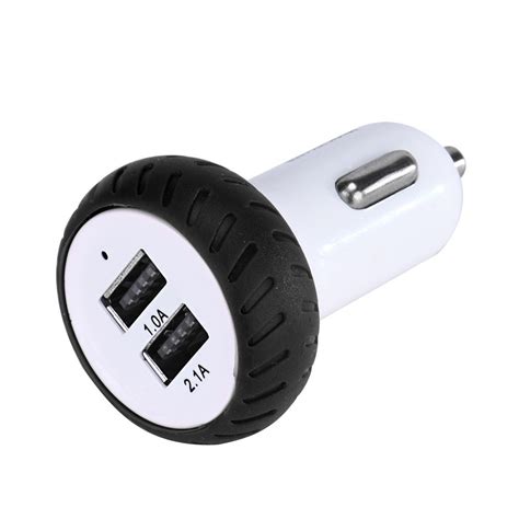 Mini Dual 2 Port 12v Car Usb Charger Auto In Car Charger Adapter Adaptor Charging For Iphone