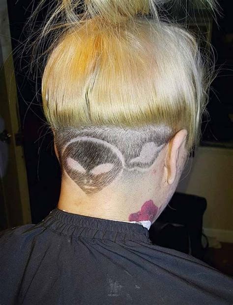 It is a great alternative to ink head tattoos and looks great with any hair length. 45 Undercut Hairstyles with Hair Tattoos for Women - Page 3