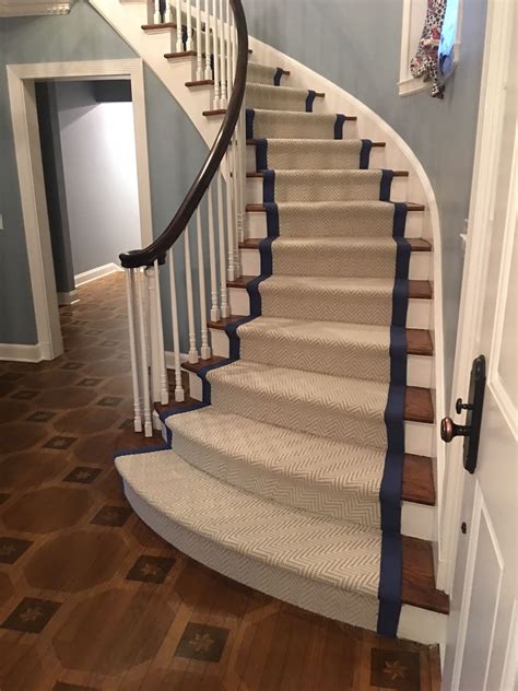 Our Latest Installation Custom Stair Runner For This Beautiful Home