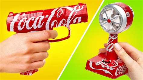 Reuse And Create Cool Crafts From Coca Cola Cans Youtube