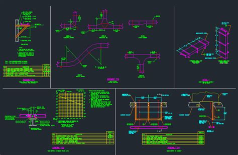 Wall Mounted Cable Tray Installation Details Dwg