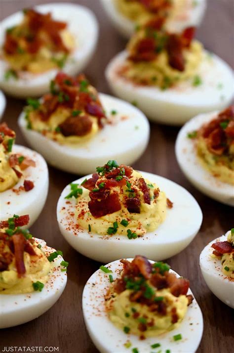 The Perfect Deviled Eggs With Bacon Not Tasted Before