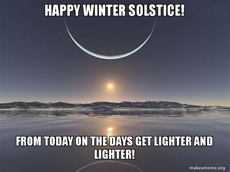 Hello Winter Solstice