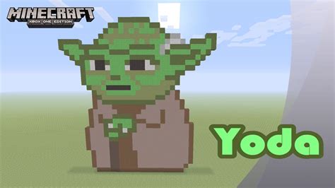 Minecraft Pixel Art Tutorial And Showcase Yoda Star