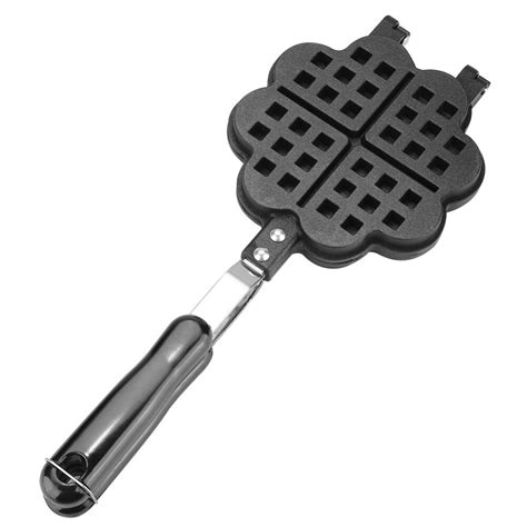 Heart Shape Household Kitchen Gas Non Stick Waffle Maker Pan Mould Mold