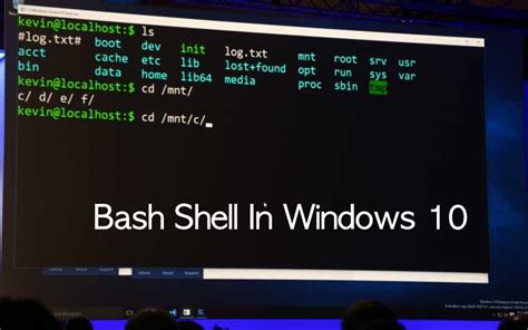 You can use either of them. How To Install And Run Bash On Ubuntu On Windows 10