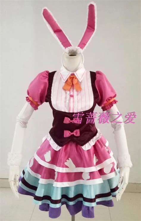 Free Shipping The Idolmster Cinderella Girls Abe Nana Cosplay Costume Halloween Uniform Outfit