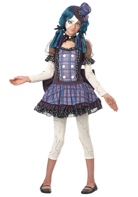 There is no processing of the image at all. Tween Broken Doll Costume