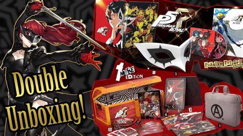 Persona 5 Royal 1 More Edition And Phantom Thieves Edition Unboxing