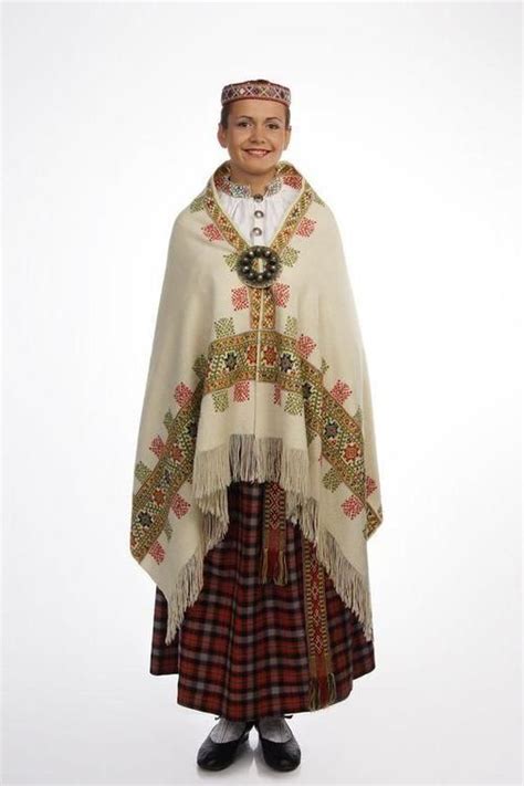 National Costume Latgale Region Latvia Folk Dresses Traditional