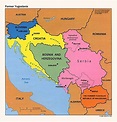 Detailed political map of Yugoslavia - 1996 | Yugoslavia | Europe ...