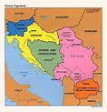 Yugoslavia Political Map