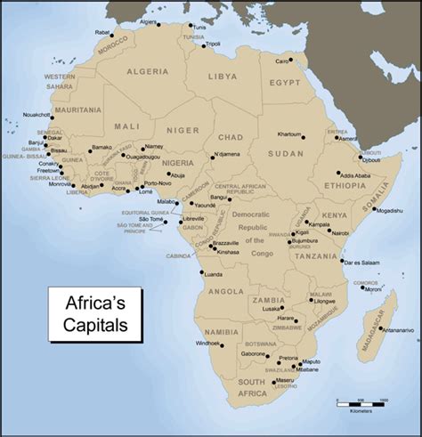 Map Of Africa Countries And Capitals Map Pasco County Hot Sex Picture