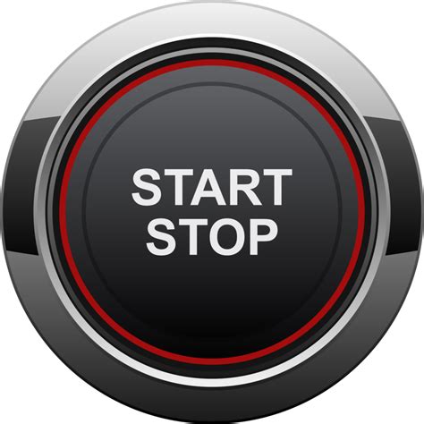 Start And Stop Engine Button Clipart Design Illustration 9380395 Png