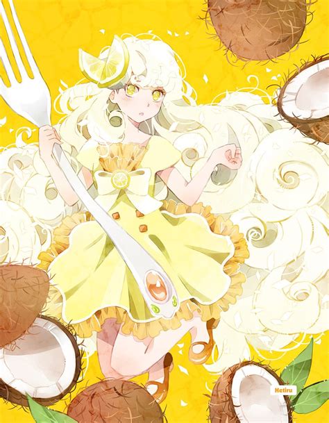 Coconut Cake By Hetiru Deviantart Com On Deviantart Blonde Anime Girl Anime Art Girl Roald