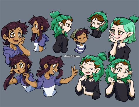 Toh Luz Amity Old New Hairdo Colors By Dan Heron On Deviantart