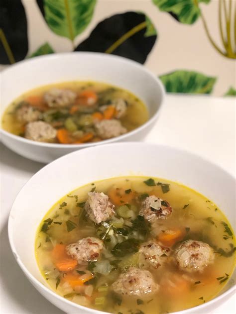 Paleo Italian Wedding Meatball Soup Isabel Smith Nutrition And Lifestyle