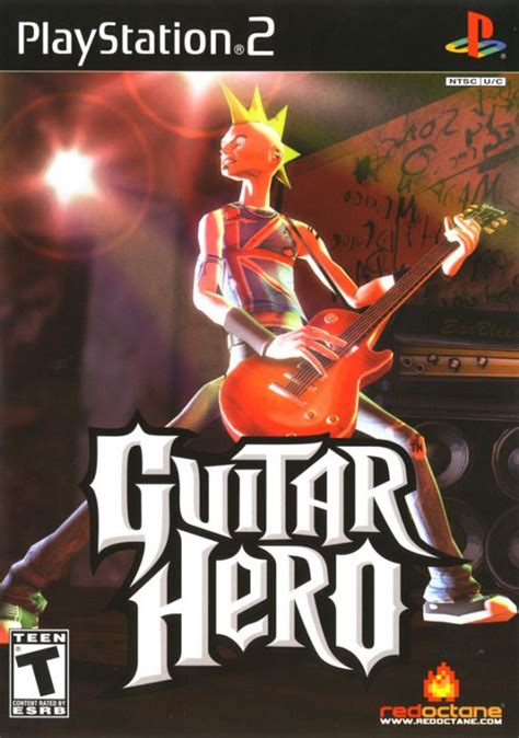 Carátula Oficial De Guitar Hero Ps2 3djuegos