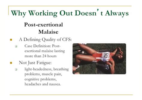 Post Exertional Malaise Does It Need A New Name