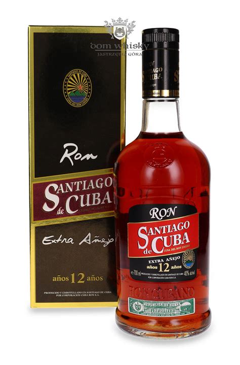 Rum Santiago De Cuba Extra Anejo 12 Letni 40 07l Dom Whisky