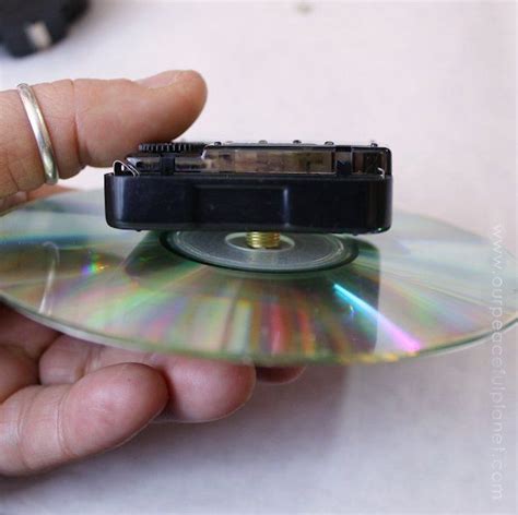 how to turn old cds and dvds into clocks old cds small clock diy clock