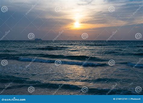 Dramatic Seascape Nature At Sunset Sky Photo Of Seascape Nature At