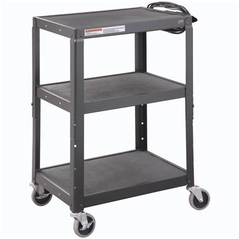Steel Mobile Workstation Cart For Cannabis Operations