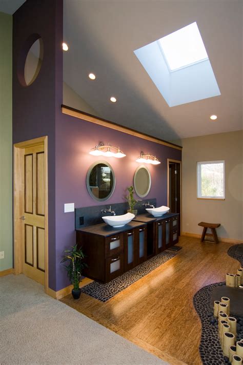 It is a perfect choice if you are trying to achieve that elusive balance between a soothing yet refined bathroom that will melt away all your woes after a long, hard day. 23+ Purple Bathroom Designs, Decorating Ideas | Design ...