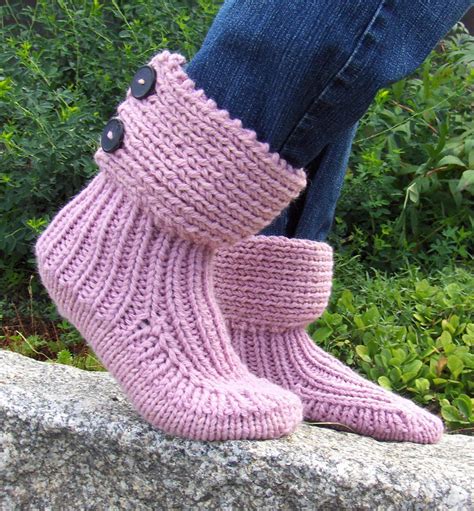 Free Knitting Patterns For Slipper Boots There Is Everything From Basic