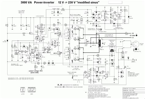 Inverter Circuit Diagram 12vdc To 220vac