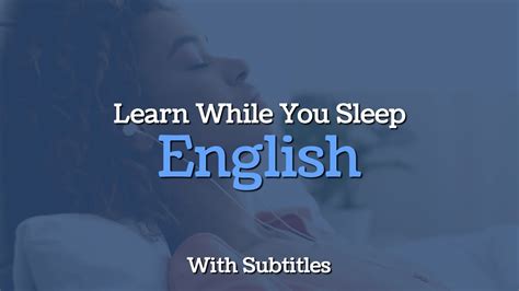 Improve English While Sleeping Real Listening Exercises Youtube