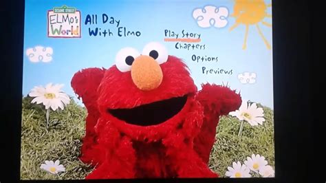 Elmos World All Day With Elmo Menu Walkthrough Youtube