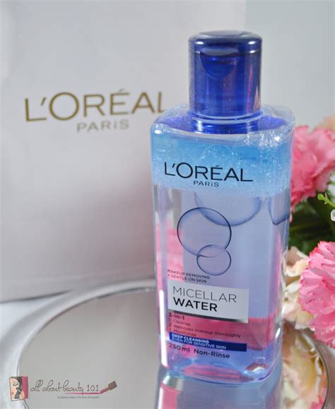 The l'oreal paris micellar cleansing water tailored to normal to oily skin is gentle on skin but removes in one step makeup, dirt and excess oil, leaving skin purified and looking mattified. L'Oreal: Bi-Phase Micellar Water | All About Beauty 101