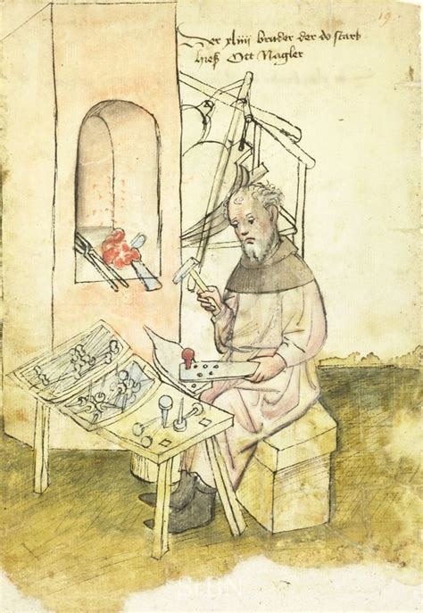 Nail Maker Medieval Crafts Medieval Art Medieval Period