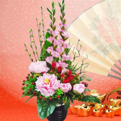 Chinese New Year Artificial Flowers Delivery Chinese New Year Flower