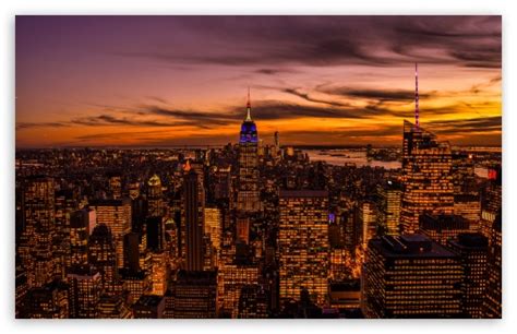 Empire State Building New York City Hd Desktop Wallpaper
