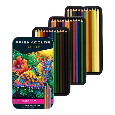 Prismacolor Premier Colored Pencils 36 Set Soft Core