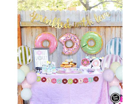 Donut Sprinkle Baby Shower Decorations Boy Or Girl Party Etsy