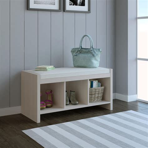 Buy Ameriwood Home Collingwood Entryway Storage Bench With Cushion