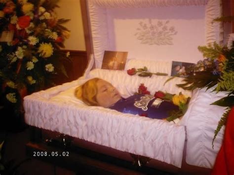 Beautiful Girls In Their Caskets Woman In Her Open Casket At A