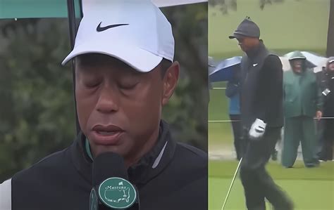 Video Showing Tiger Woods Limping In Pain Struggling To Walk At Masters